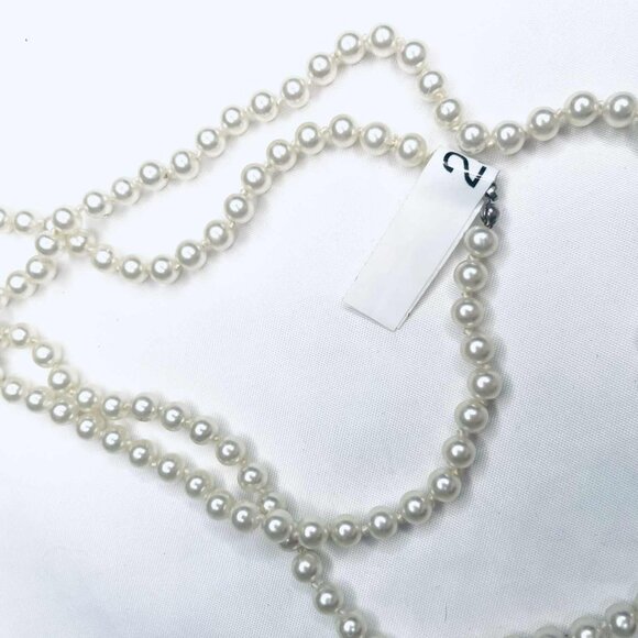 ✨ Vintage Faux Pearl Necklace • 1960s Classic Elegance • 46 cm - Picture 2 of 7